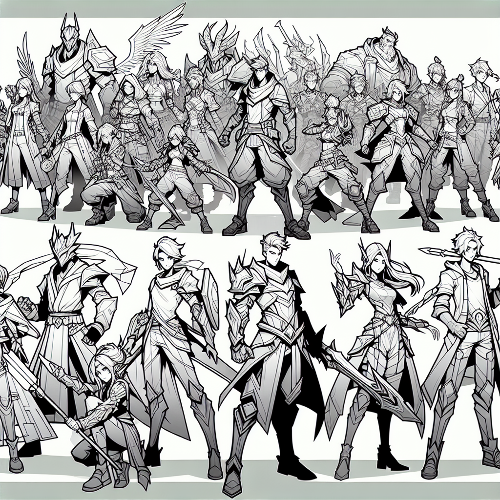 Mewarnai Karakter Mobile Legend untuk Pemula