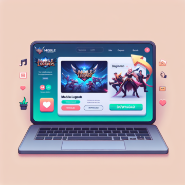 cara download mobile legend di laptop untuk pemula